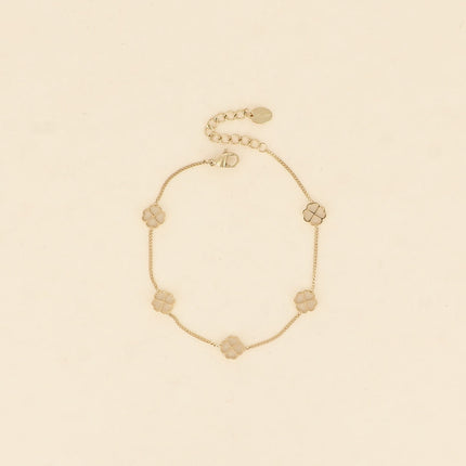 Bracelet - trèfles ajourés