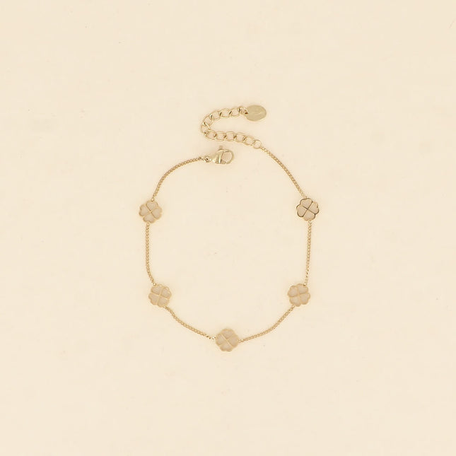 Bracelet - trèfles ajourés