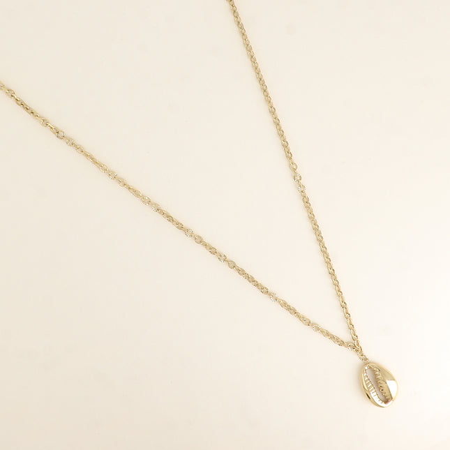 Sautoir - grand pendentif cauri