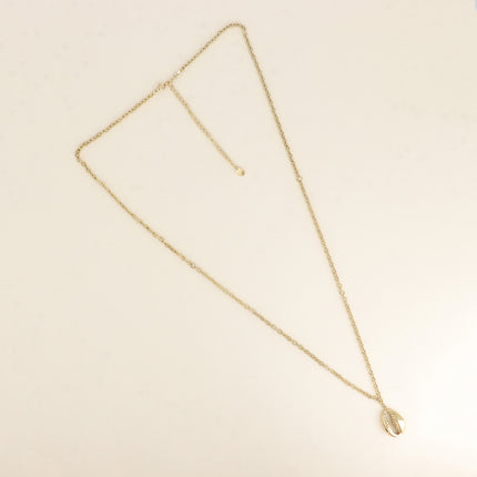 Sautoir - grand pendentif cauri