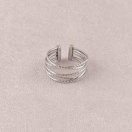 Ring - 5 grooved bands