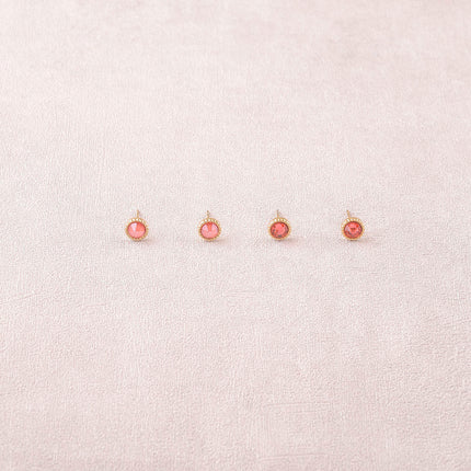 Boucles puces ornées de cristaux Swarovski®