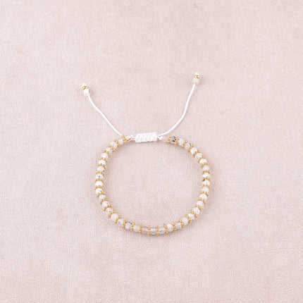 Bracelet - sliding clasp, natural stones