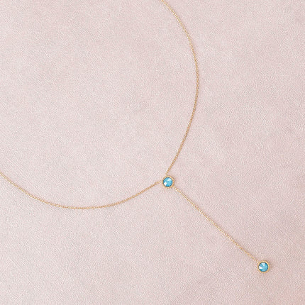 Collier Y - orné de cristaux Swarovski®