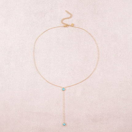 Collier Y - orné de cristaux Swarovski®