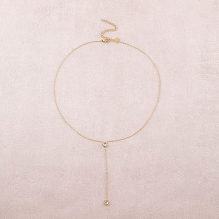 Collier Y - orné de cristaux Swarovski®