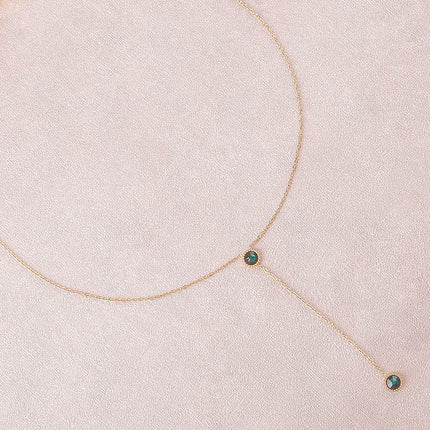 Collier Y - orné de cristaux Swarovski®