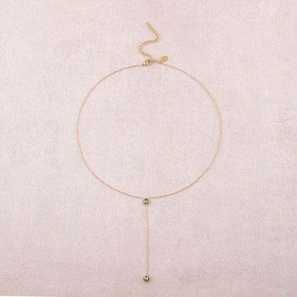 Collier Y - orné de cristaux Swarovski®