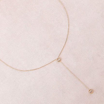 Collier Y - orné de cristaux Swarovski®