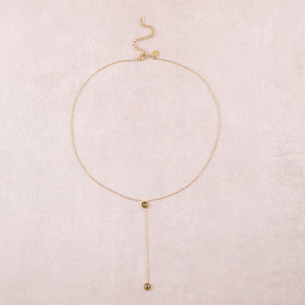 Collier Y - orné de cristaux Swarovski®