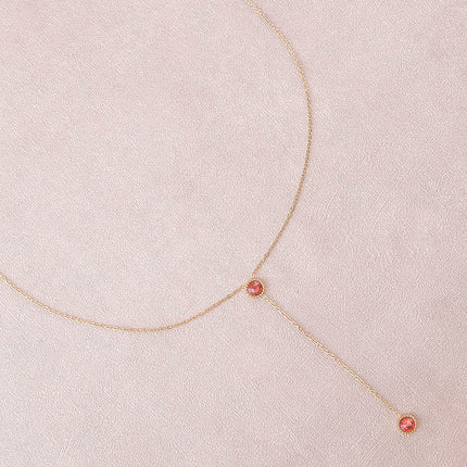 Collier Y - orné de cristaux Swarovski®