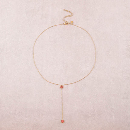 Collier Y - orné de cristaux Swarovski®