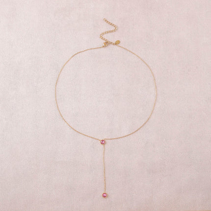 Collier Y - orné de cristaux Swarovski®