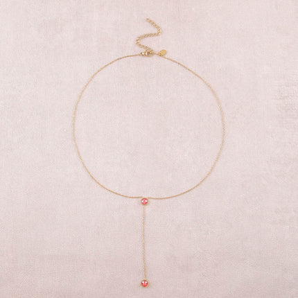 Collier Y - orné de cristaux Swarovski®