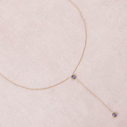 Collier Y - orné de cristaux Swarovski®