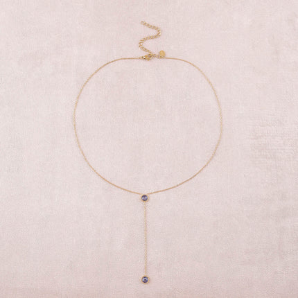 Collier Y - orné de cristaux Swarovski®