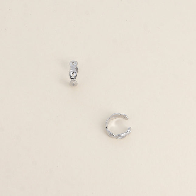 Earcuffs - forme tressée