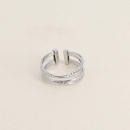 Ring - 4 grooved bands