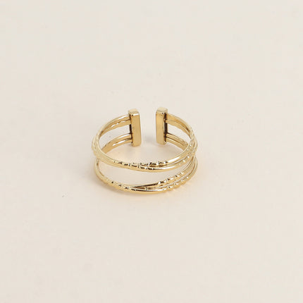 Ring - 4 grooved bands