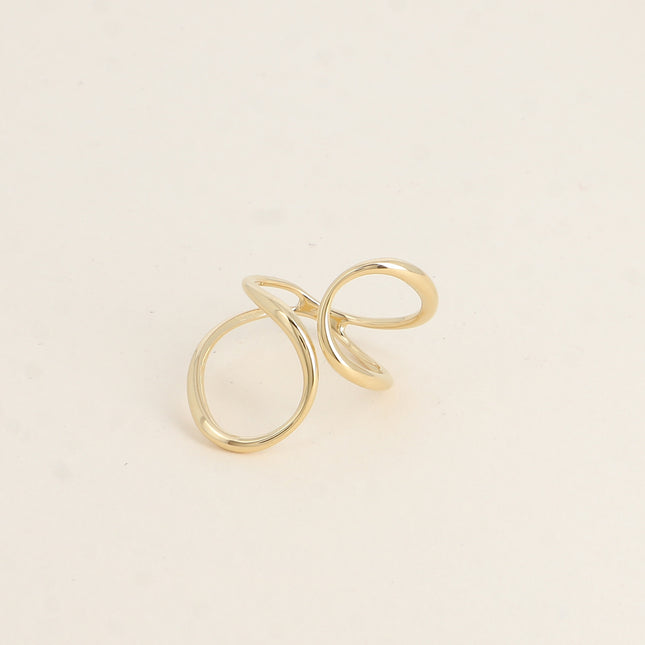 Open ring - 2 openwork shapes