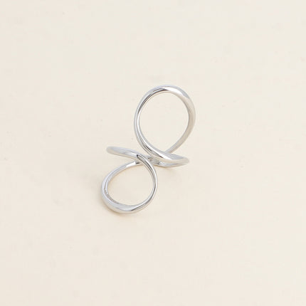 Open ring - 2 openwork shapes