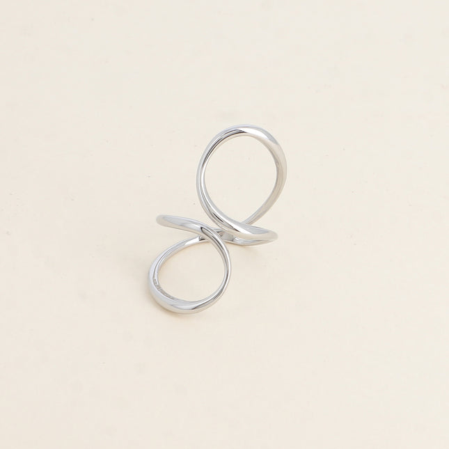 Open ring - 2 openwork shapes