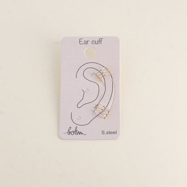 Earcuffs - 3 anneaux fins