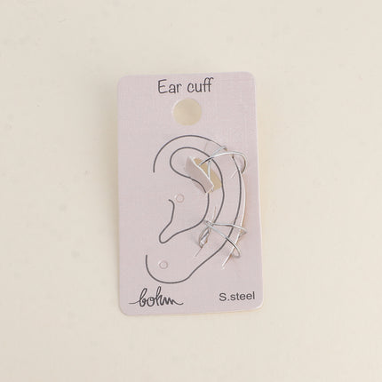 Earcuffs - croisement de 2 anneaux fins