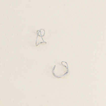 Earcuffs - croisement de 2 anneaux fins