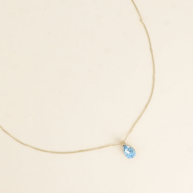 Collier - orné de cristaux Swarovski® goutte