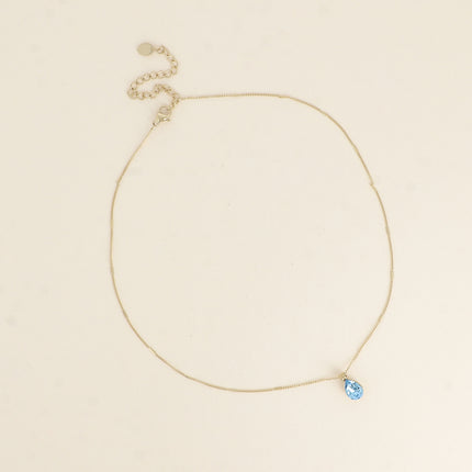 Collier - orné de cristaux Swarovski® goutte