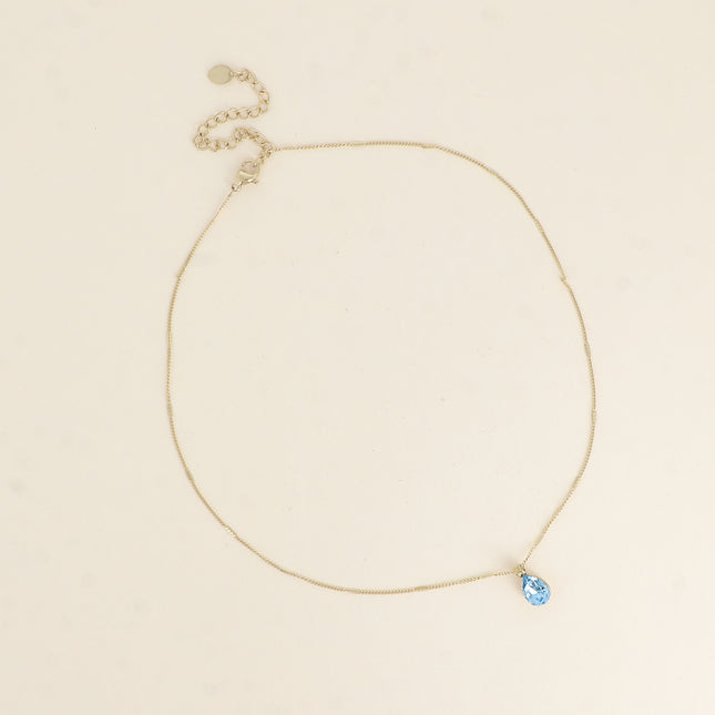 Collier - orné de cristaux Swarovski® goutte