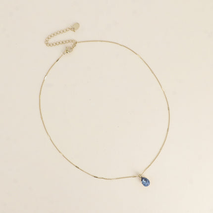 Collier - orné de cristaux Swarovski® goutte