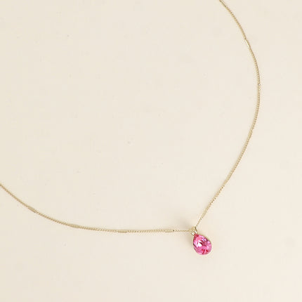 Collier - orné de cristaux Swarovski® goutte