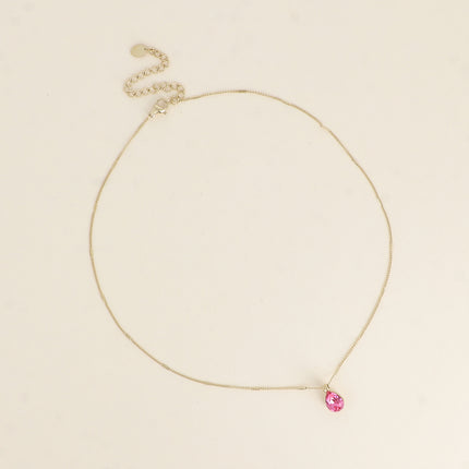 Collier - orné de cristaux Swarovski® goutte