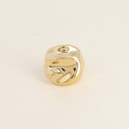 Ring - domed piece with wavy shapes