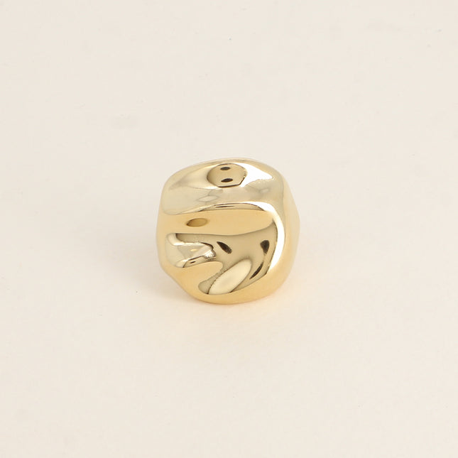 Ring - domed piece with wavy shapes