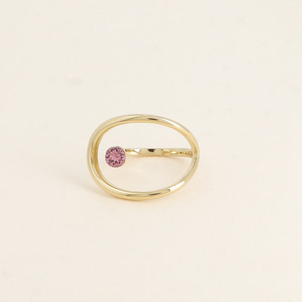 Bague - forme ajourée et ornée de cristaux Swarovski®