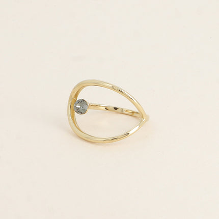 Bague - forme ajourée et ornée de cristaux Swarovski®