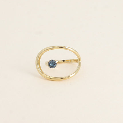 Bague - forme ajourée et ornée de cristaux Swarovski®