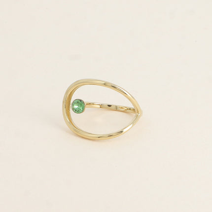 Bague - forme ajourée et ornée de cristaux Swarovski®