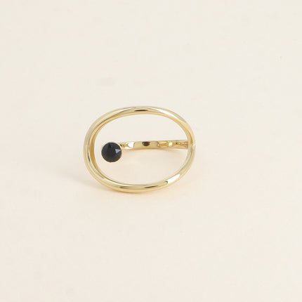 Bague - forme ajourée et ornée de cristaux Swarovski®