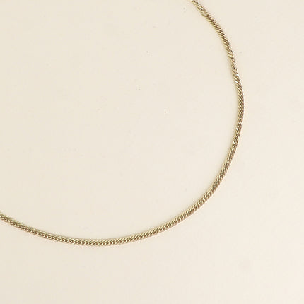 Collier - maille fine gourmette