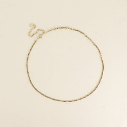 Collier - maille fine gourmette