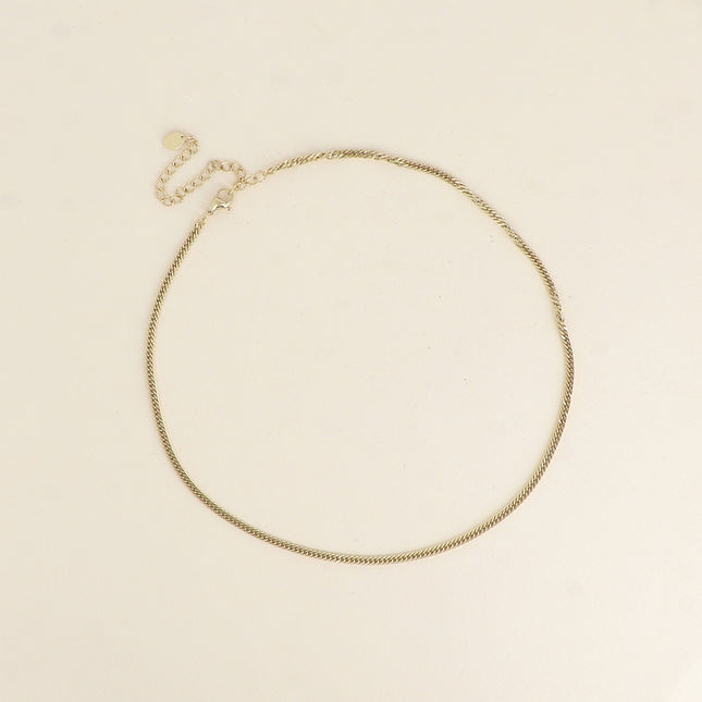 Collier - maille fine gourmette