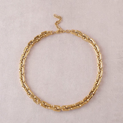 Necklace - rectangular rings