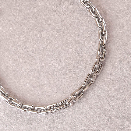 Necklace - rectangular rings