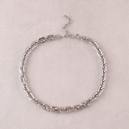 Necklace - rectangular rings