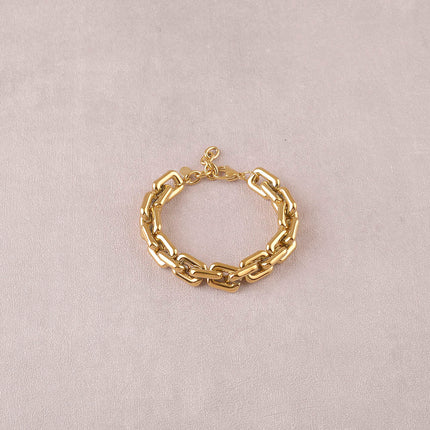 Bracelet - anneaux rectangulaires