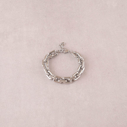 Bracelet - anneaux rectangulaires